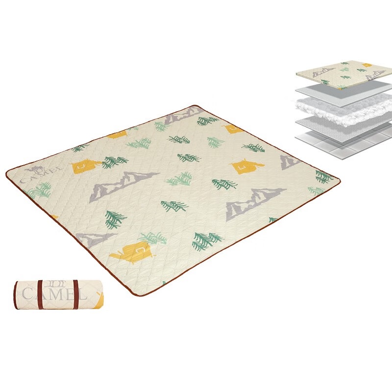 骆驼户外露营野餐沙滩加厚便携防潮垫子 173CALP119 个 山壑